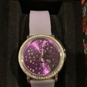 Ed Hardy Swarovski crystal watch